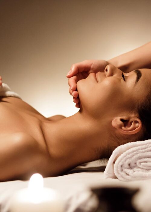 massage therapist in Parktown North giving full-body massage